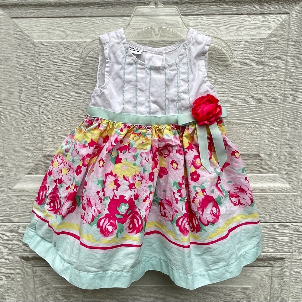12m floral dress Easter Perfect! Baby girl Blueberi Boulevard.